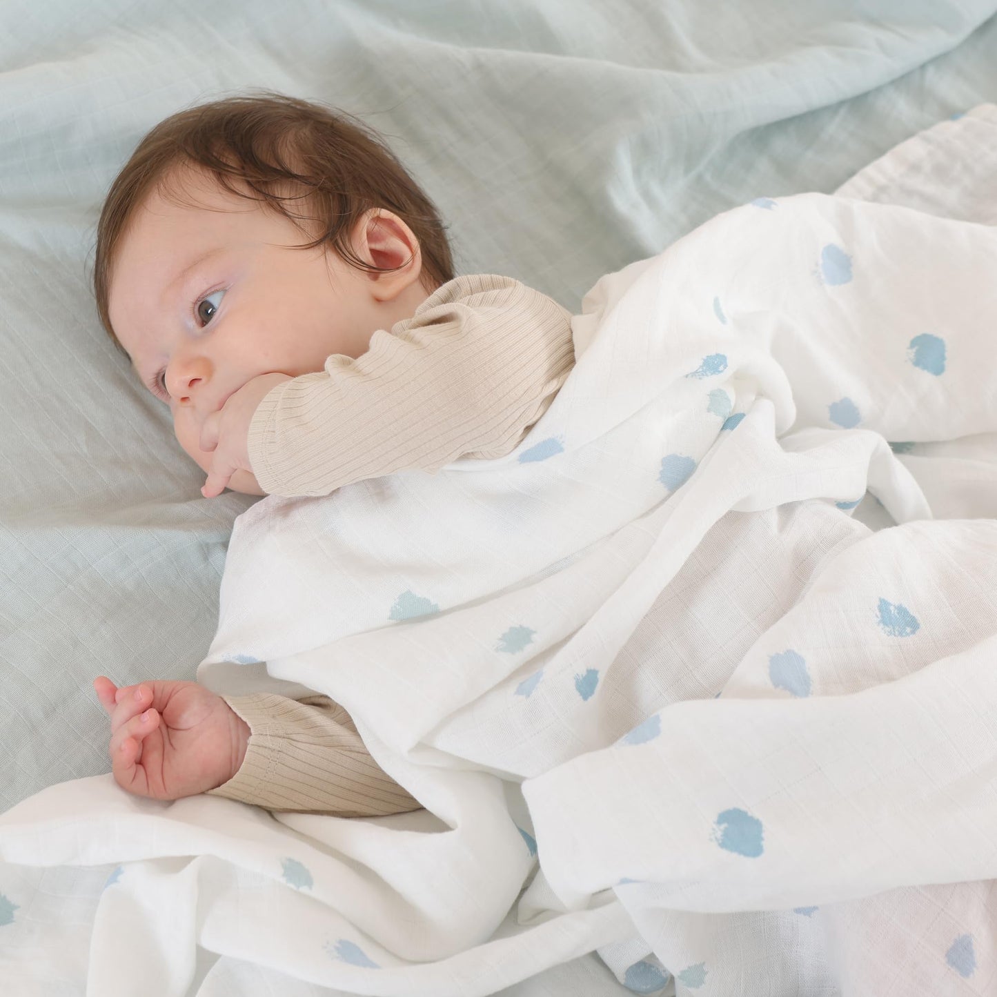 POMISO Muslin Swaddle Pack: 100% Pure Cotton Comfort