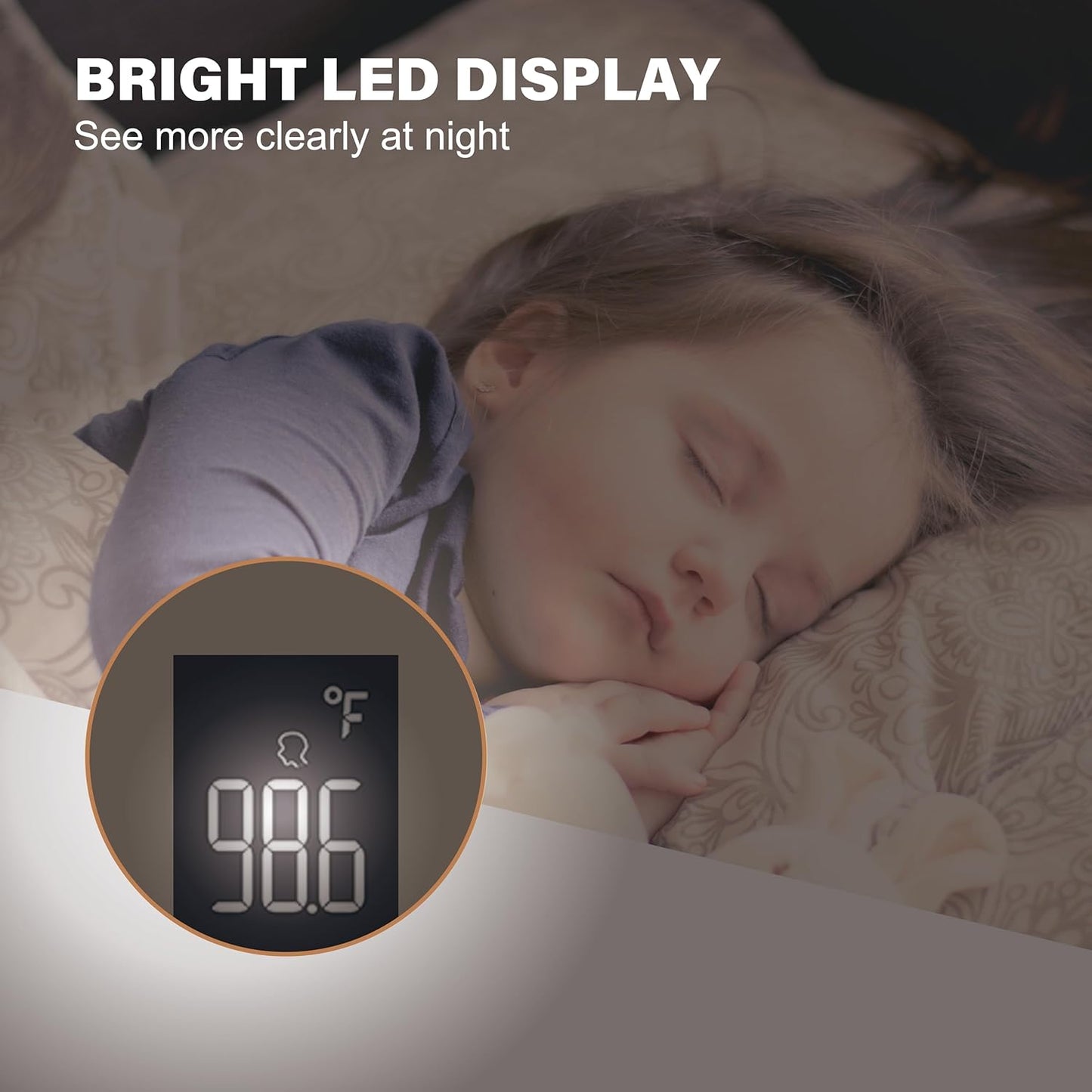 Amplim Forehead Thermometer: No-Touch Medical-Grade Infrared