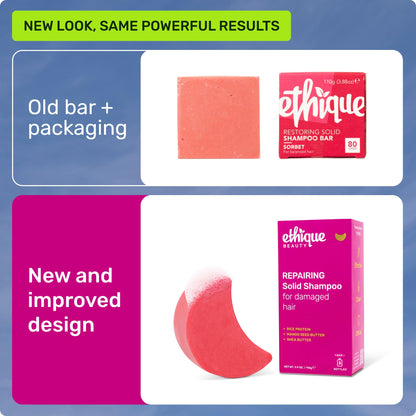 Ethique "Professor Curl" Shea Butter Shampoo Bar: Plastic-Free
