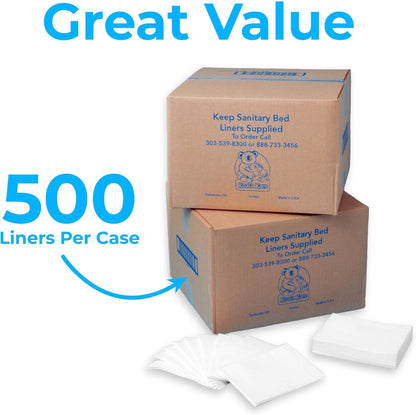 KoalaKare Sanitary Bed Liners: 3-Ply Biodegradable Protection