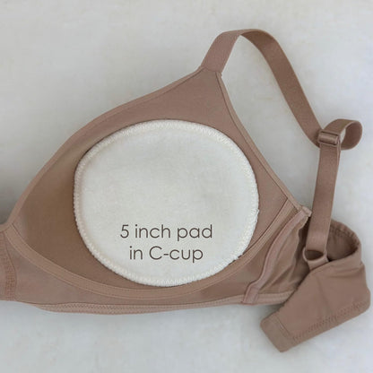 LANACare Soothingly Soft Organic Merino Wool Nursing Pads (5-Inch)