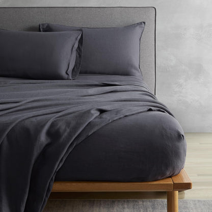 DAPU 100% Pure French Linen Sheets: Natural Normandy Flax Set