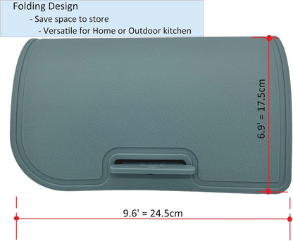 Cozymomdeco 14.3" x 9.7" Korean Silicone Board: 5mm Thick & Foldable.
