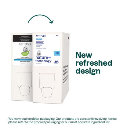 ATTITUDE Liquid Fabric Softener: Plant-Based, Vegan & Unscented