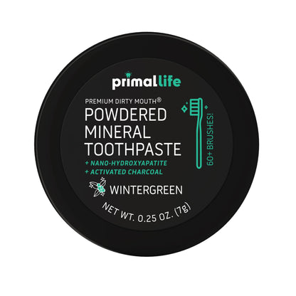 Primal Life Organics Dirty Mouth Toothpowder: Sweet Bubblegum 0.25 oz