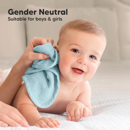 KeaBabies Bamboo Washcloths: 500GSM Ultra-Soft 6-Pack