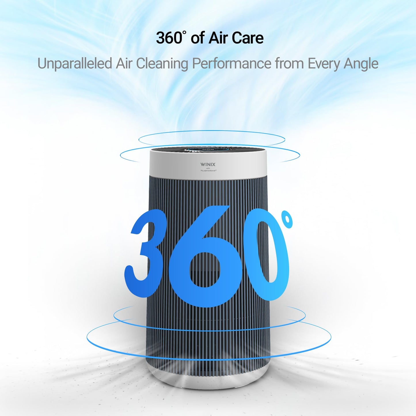 WINIX T810: True HEPA Purifier Capturing 99.99% of Allergens, Smart WiFi Purifier Reducing VOCs and Smoke