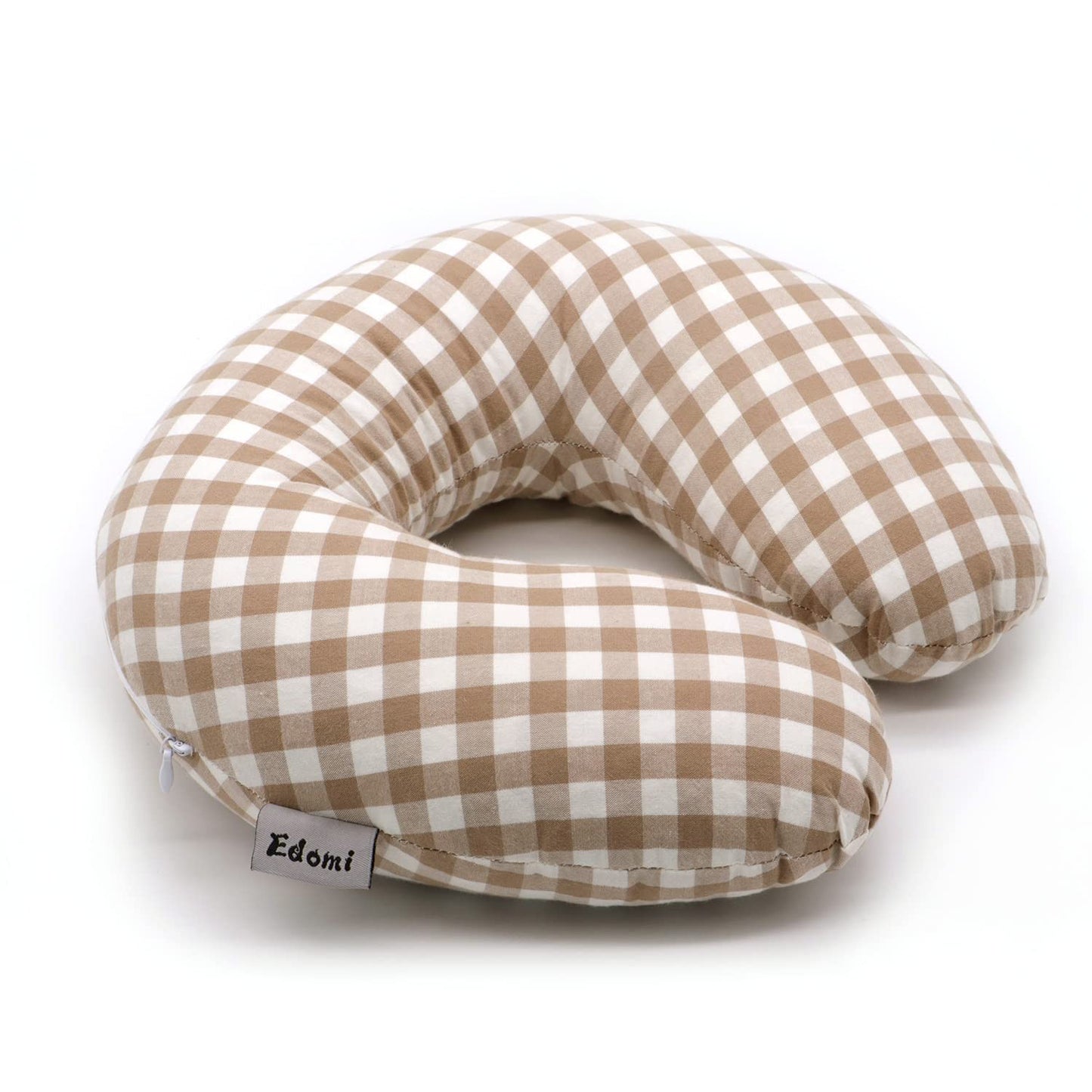Edomi U-Shaped Adjustable Buckwheat Hull Neck & Shoulder Pillow