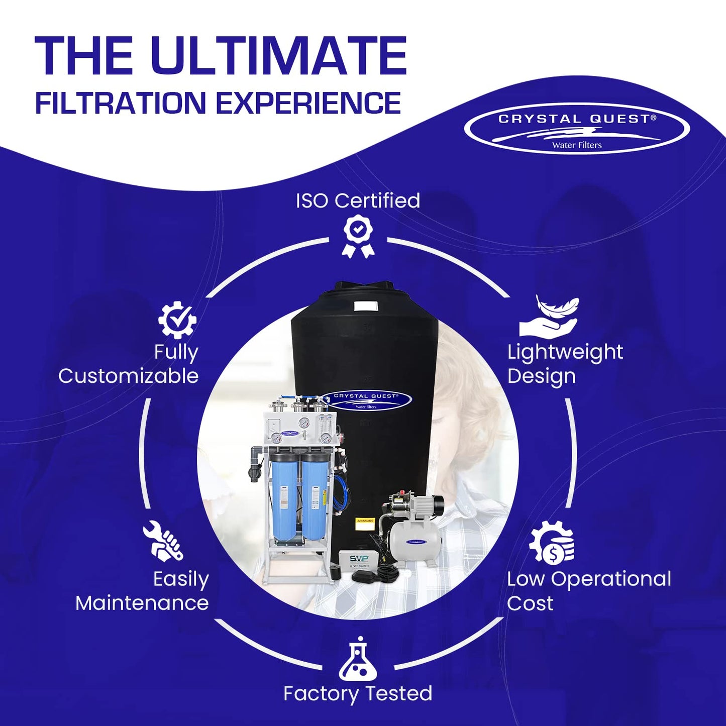 Crystal Quest: The Whole House Reverse Osmosis Filtration to Eliminate Contaminants and Dissolved Solids