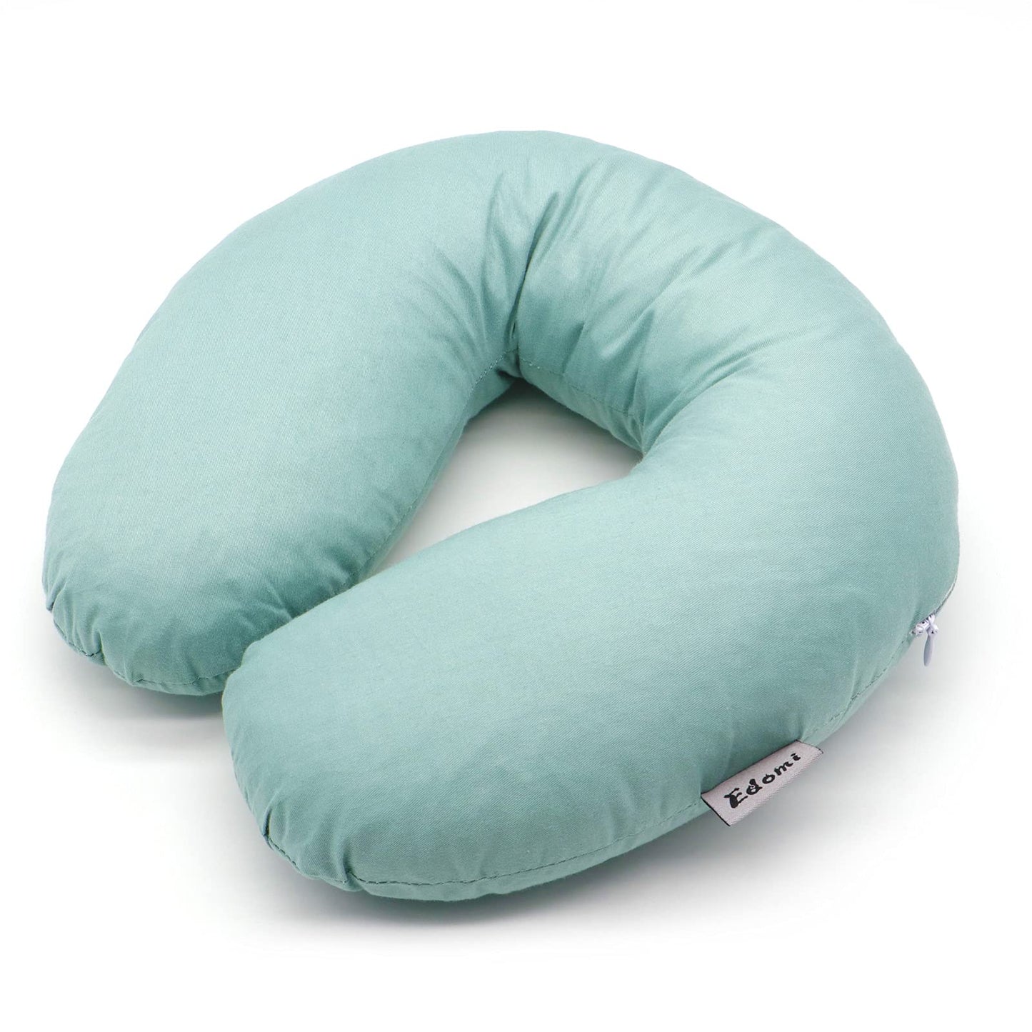Edomi U-Shaped Adjustable Buckwheat Hull Neck & Shoulder Pillow