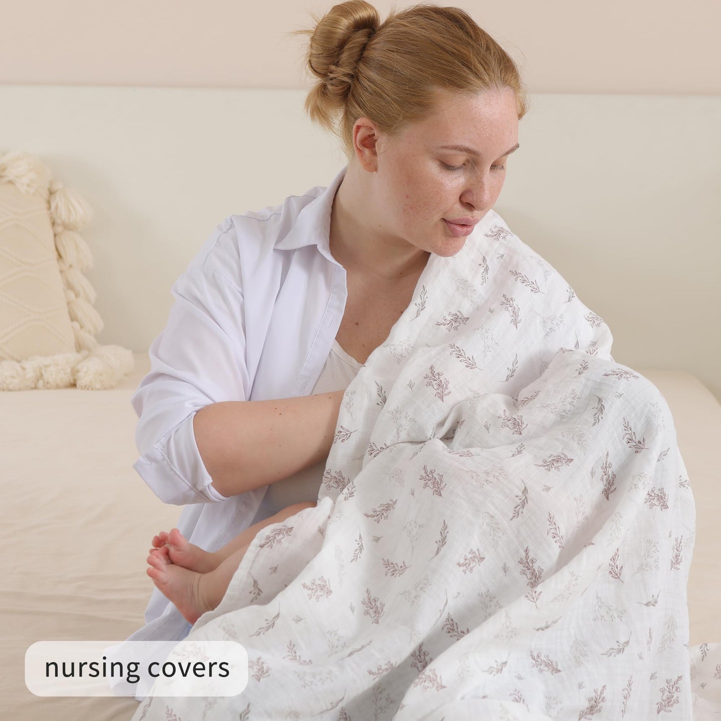 POMISO Muslin Swaddle Pack: 100% Pure Cotton Comfort