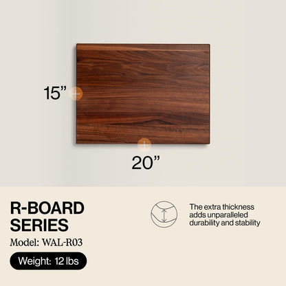 John Boos R-Board Series Maple Cutting Board (24”x18”x1.5”)