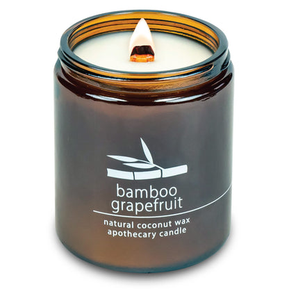 Non-Toxic Coconut Wax Candle: Signature Crackling Wood Wick, Phthalate-Free, 60-Hour Clean Burn