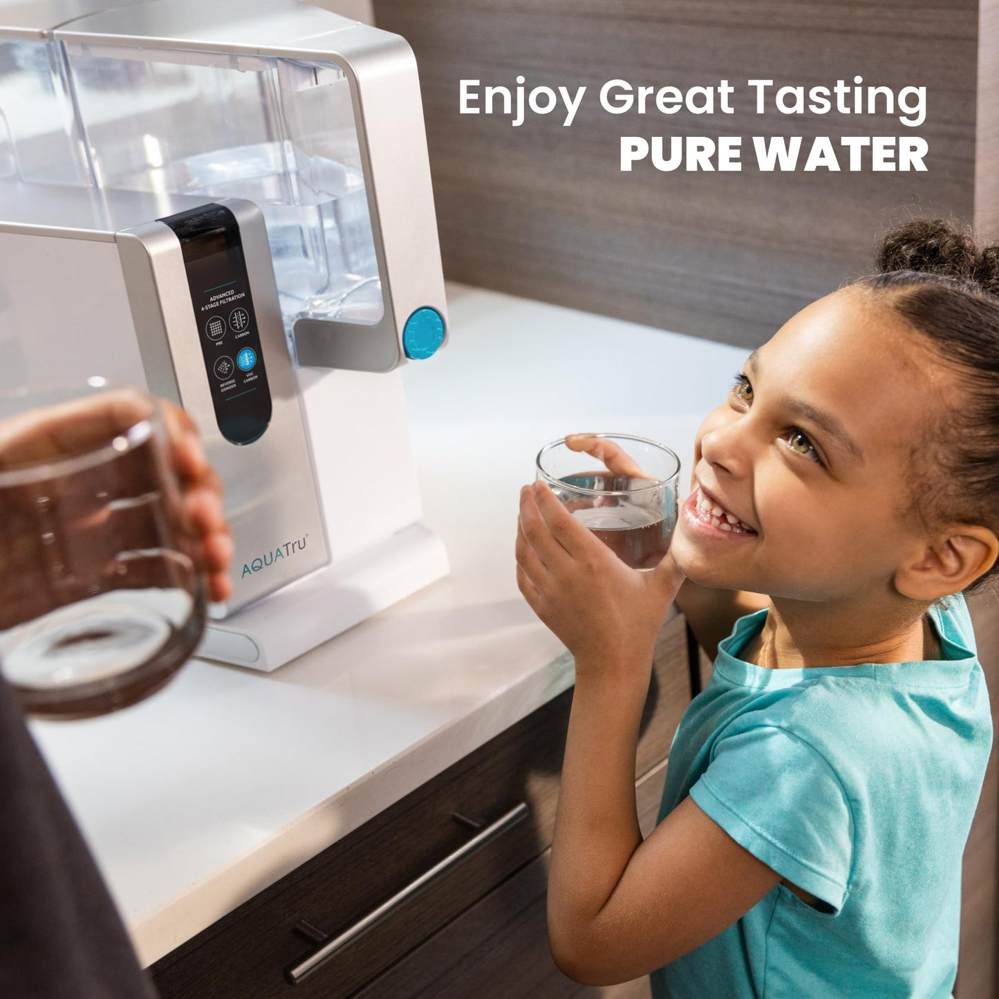 AquaTru Classic Countertop Reverse Osmosis Water Purifier: Certified for PFAS, Lead, and Fluoride