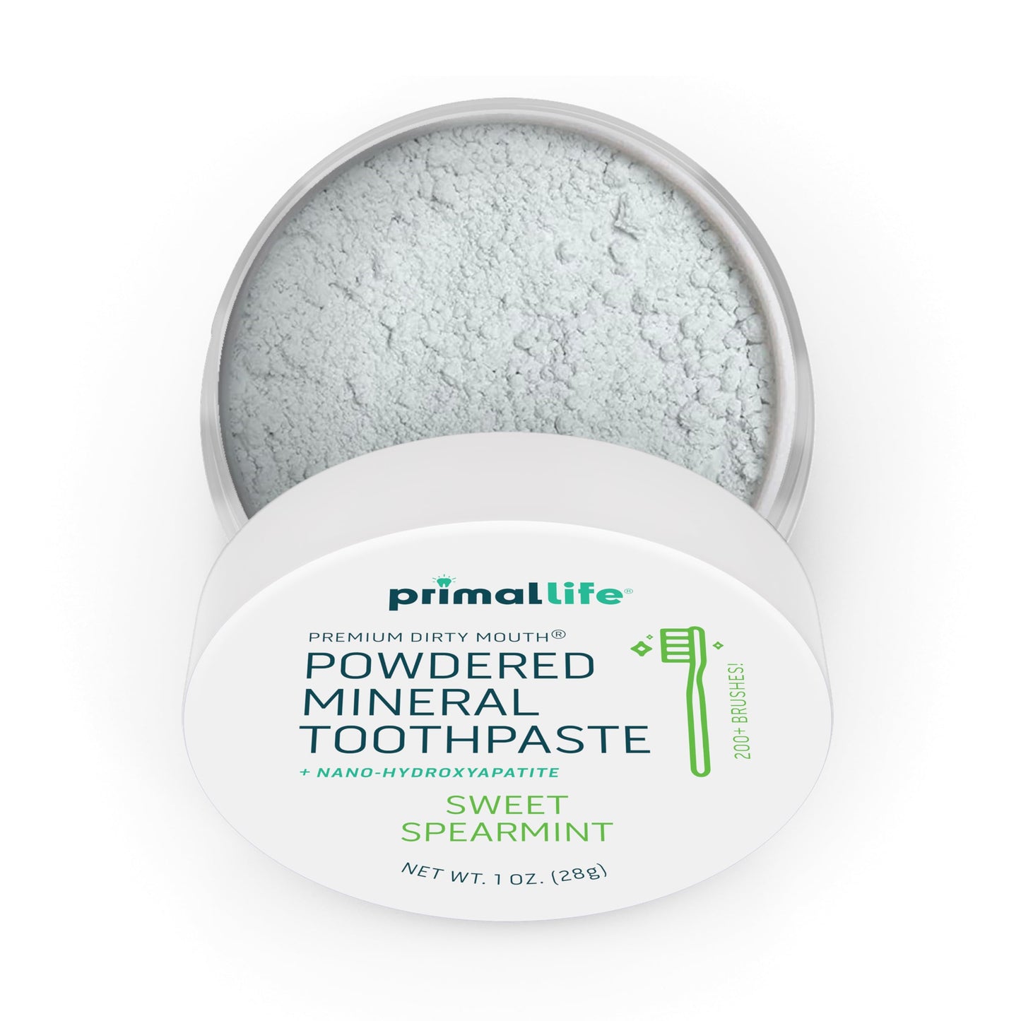 Primal Life Organics Dirty Mouth Toothpowder: Sweet Bubblegum 0.25 oz