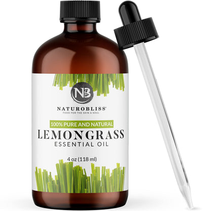NaturoBliss 100% Pure Lemon Essential Oil: 4oz Value Size