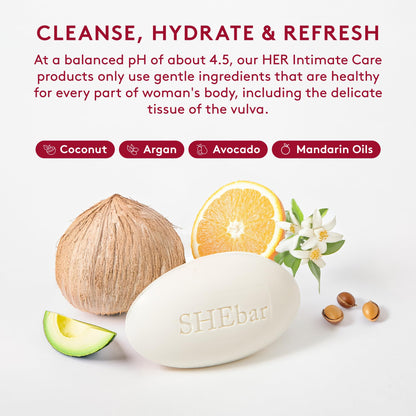 Joylux SHEbar: pH-Balanced Feminine Cleansing & Yoni Bar