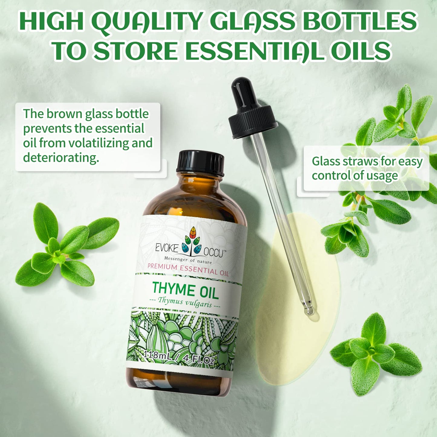 EVOKE OCCU: 100% Pure Clary Sage Essential Oil, 4oz