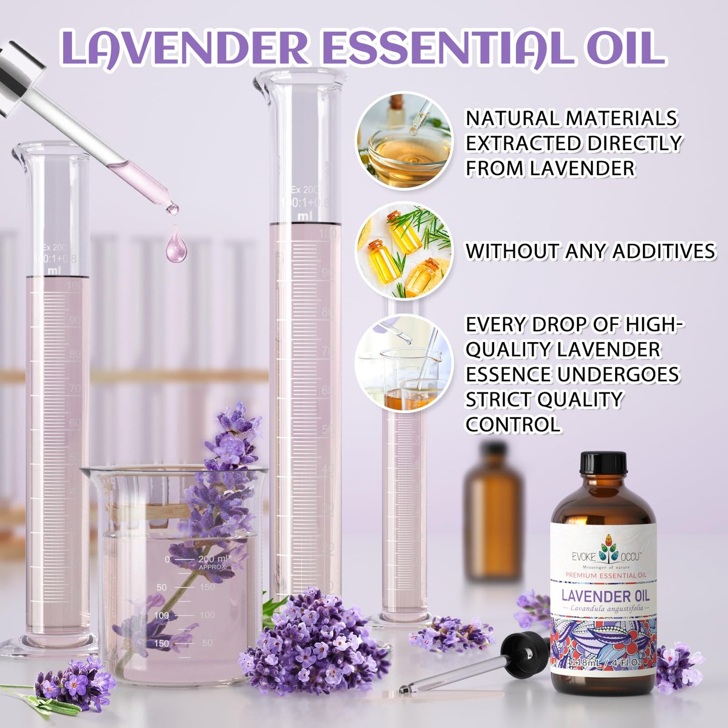 EVOKE OCCU: 100% Pure Clary Sage Essential Oil, 4oz