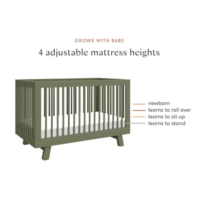 Babyletto Hudson 3-in-1 Crib: GREENGUARD Gold Purity