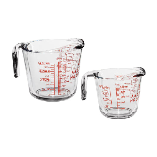 Anchor Hocking Glass Measuring Cups (1, 2 & 4 Cup Set) | TRUE Shift Non‑Plastic Kitchenware