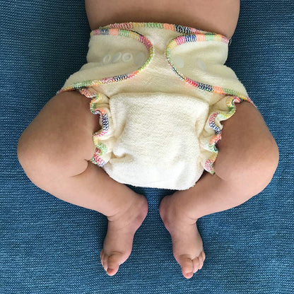 EcoAble Overnight Hemp Fitted Cloth Diapers: Adjustable Organic Purity