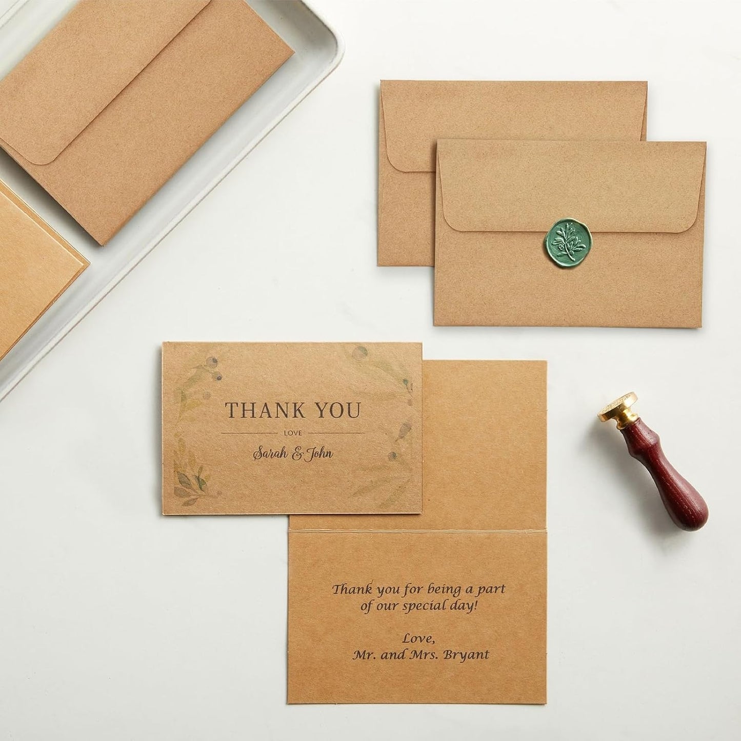 The True Shift Stationery: Blank Kraft Cards for Effortless Customization and Zero Plastic Waste