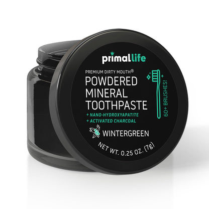 Primal Life Organics Dirty Mouth Toothpowder: Sweet Bubblegum 0.25 oz