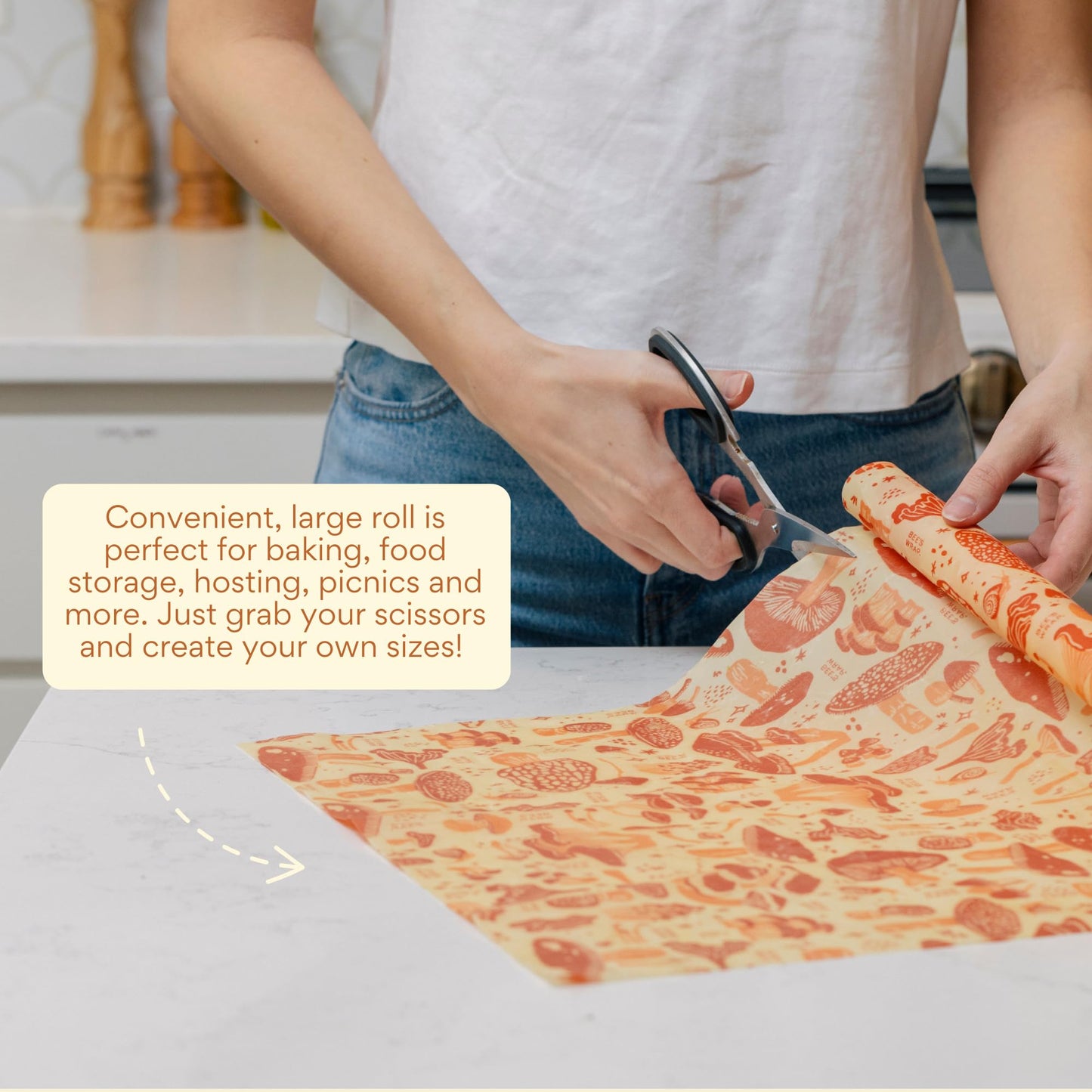 Bee’s Wrap Reusable Beeswax Food Wrap Roll (14" x 52")