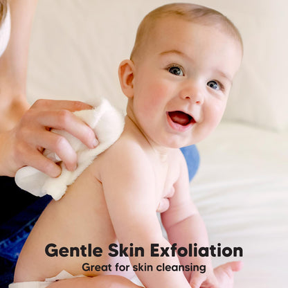 KeaBabies Bamboo Washcloths: 500GSM Ultra-Soft 6-Pack