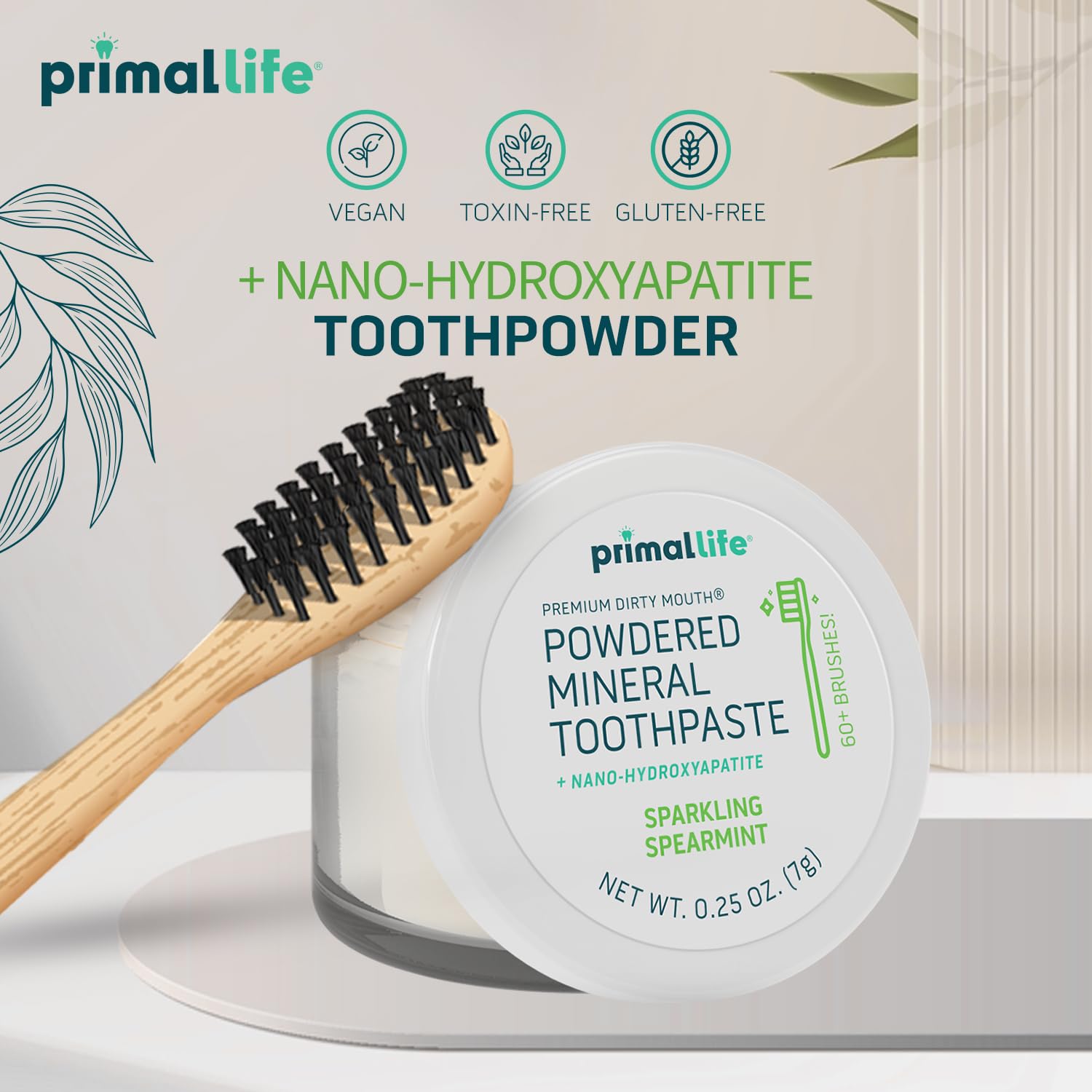 Primal Life Organics: Powdered Mineral Toothpaste, Fluoride - Free, Perfect For All Ages - The Tribalist