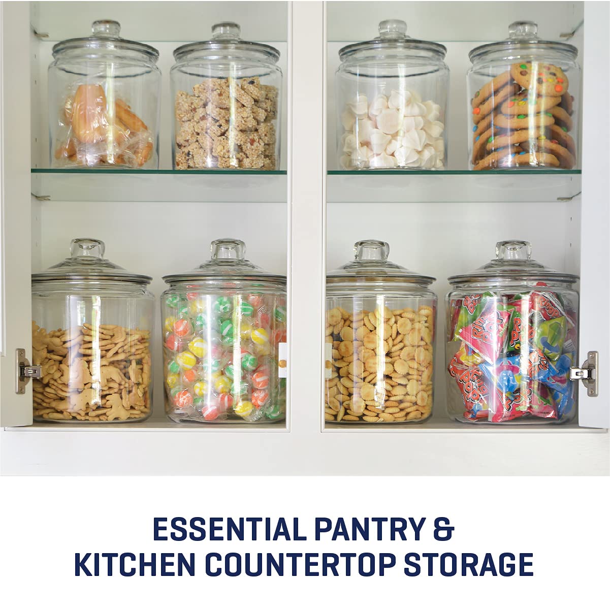 Anchor Hocking Heritage Hill 2-Gallon Glass Jar with Glass Lid