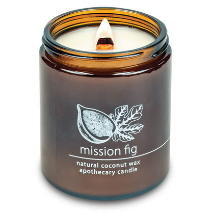 Non-Toxic Coconut Wax Candle: Signature Crackling Wood Wick, Phthalate-Free, 60-Hour Clean Burn