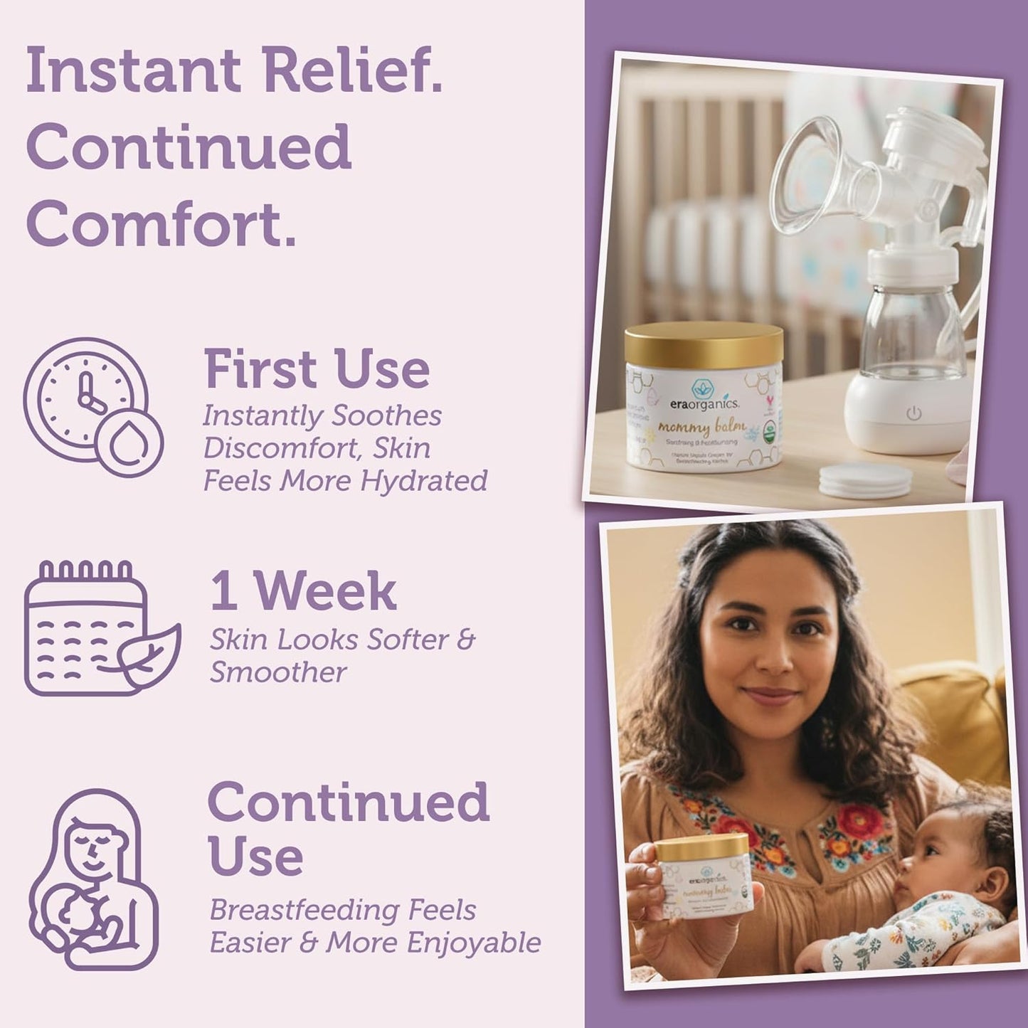 USDA Organic Lanolin-Free Nipple Butter for Breastfeeding