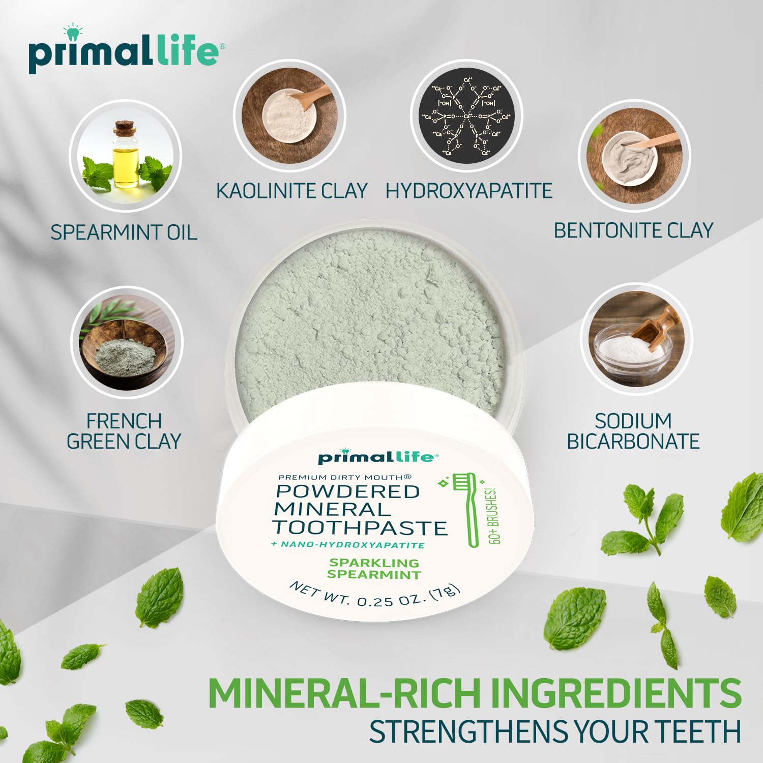 Primal Life Organics: Powdered Mineral Toothpaste, Fluoride - Free, Perfect For All Ages - The Tribalist