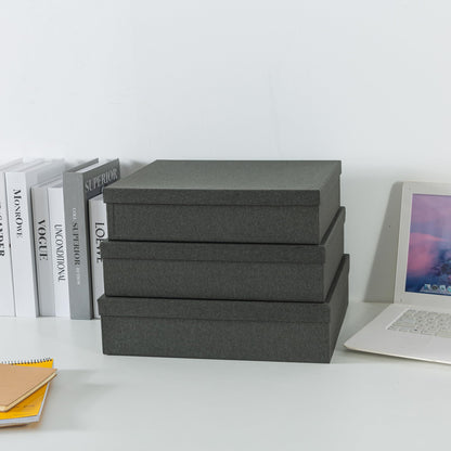 End Plastic Bins: Decorative Storage Boxes Made from Premium, Recyclable Kraft Paper