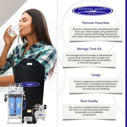 Crystal Quest: The Whole House Reverse Osmosis Filtration to Eliminate Contaminants and Dissolved Solids