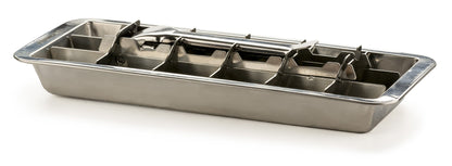 RSVP International Endurance Ice Cube Tray – Vintage-Inspired Stainless Steel, Plastic-Free
