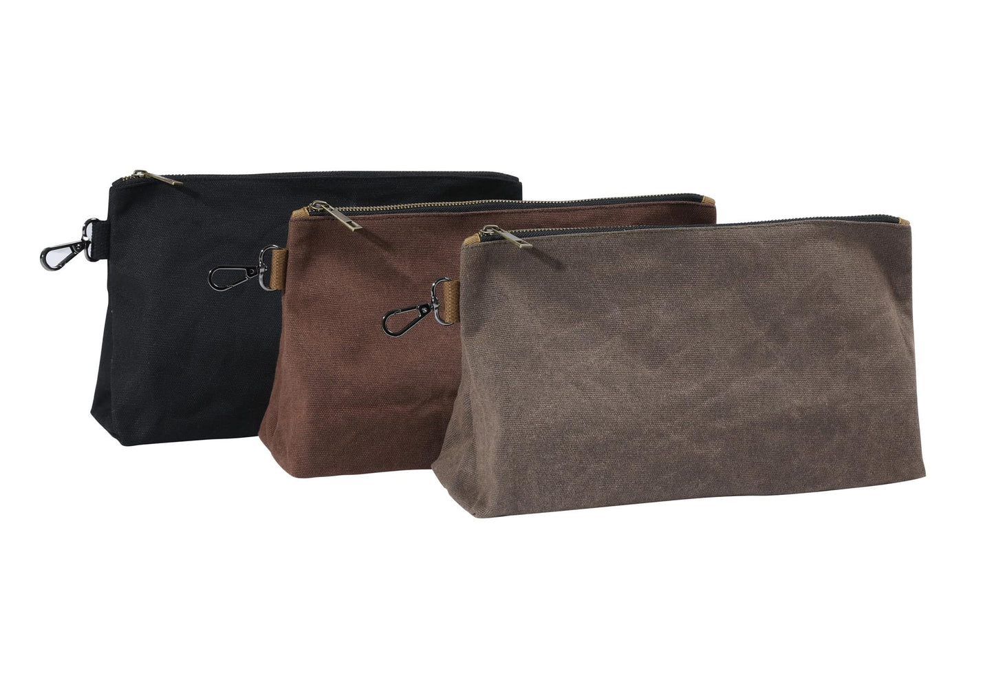 Heavy-Duty 16oz Waxed Cotton Canvas Multipurpose Parent Pouch