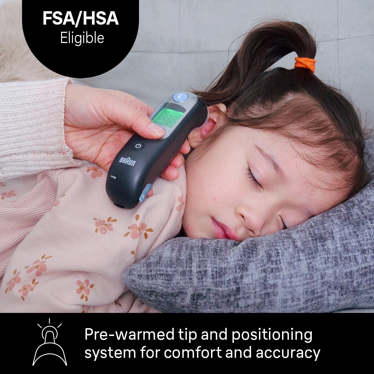 Braun ThermoScan 7: Digital Ear Thermometer with Age Precision
