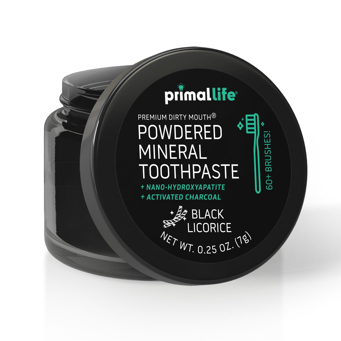 Primal Life Organics Dirty Mouth Toothpowder: Sweet Bubblegum 0.25 oz