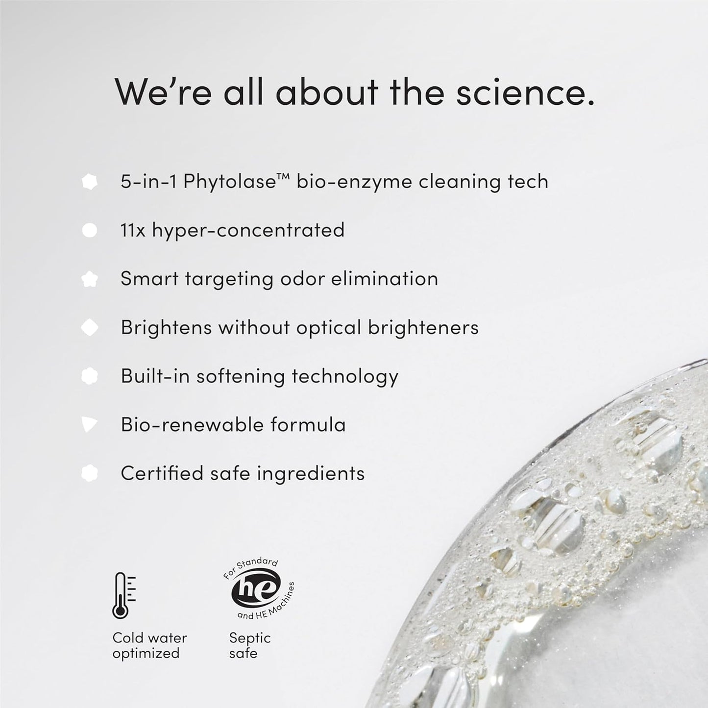 Dirty Labs Scent-Free Bio Enzyme Liquid Laundry Detergent - 80 Loads, Chemical-Free Enzyme, Hyper-Concentrated Detergent