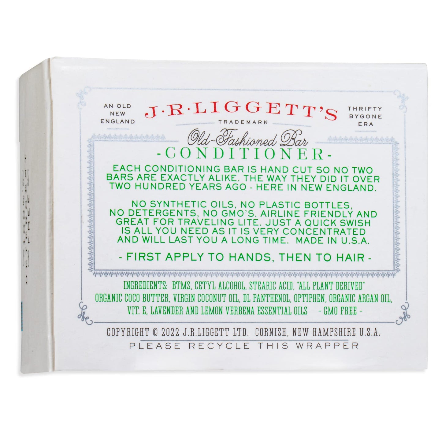 J·R·LIGGETT'S All-Natural Shampoo Bar: Tea Tree, Jojoba & Peppermint