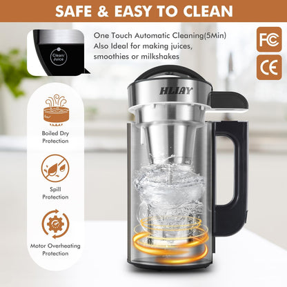 Automatic Nut Milk Maker Machine: 100% Food Grade Stainless Steel