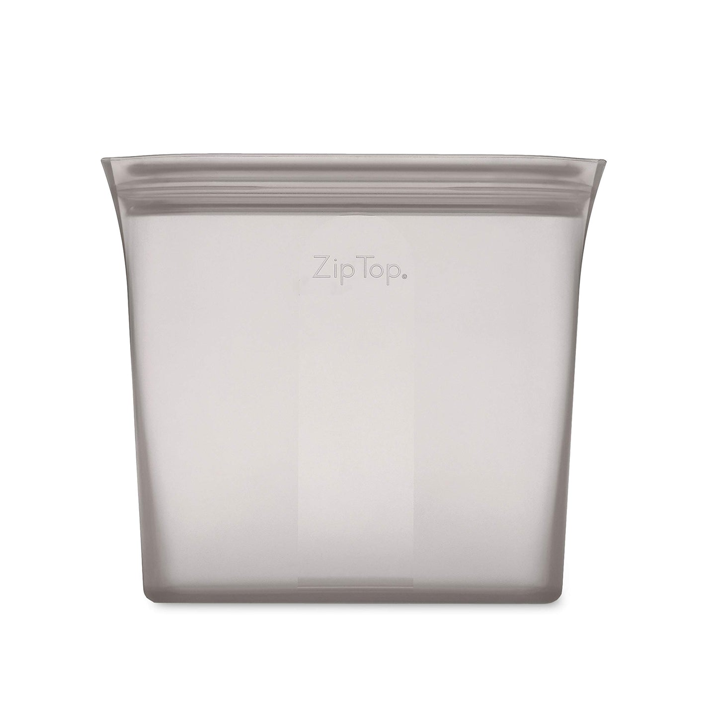 Zip Top Reusable Food Storage Bag: Platinum Silicone Sandwich Bag