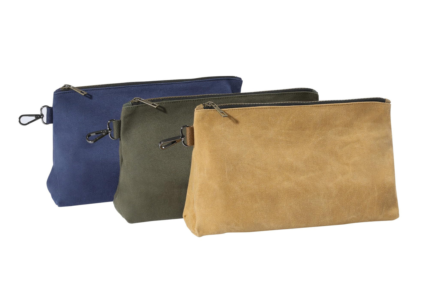 Heavy-Duty 16oz Waxed Cotton Canvas Multipurpose Parent Pouch