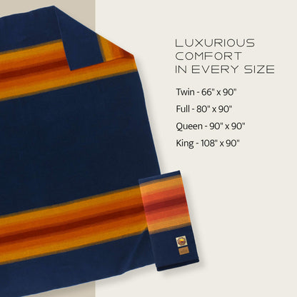 Pendleton National Park 100% Wool Blanket: Iconic Yellowstone Stripes