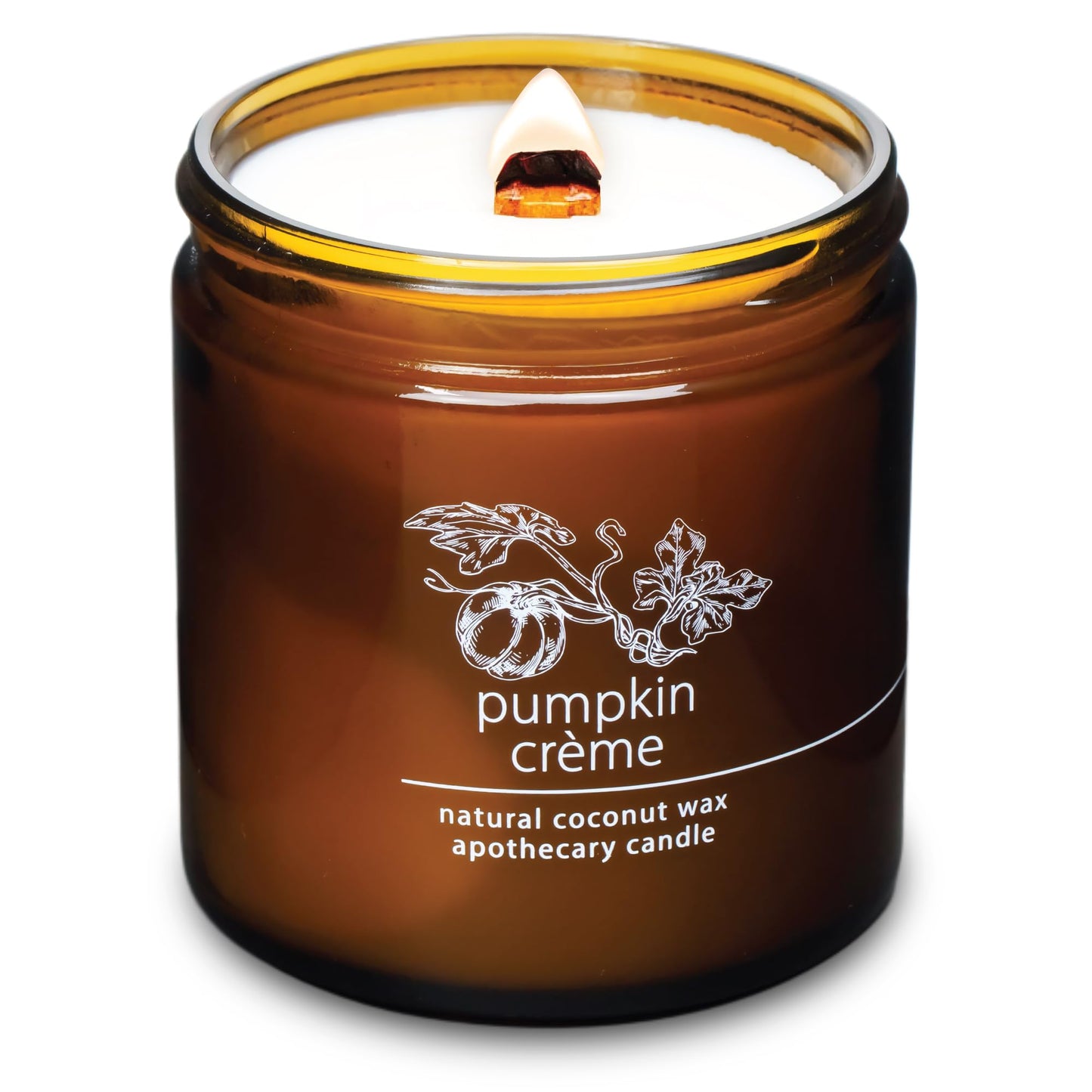Non-Toxic Coconut Wax Candle: Signature Crackling Wood Wick, Phthalate-Free, 60-Hour Clean Burn