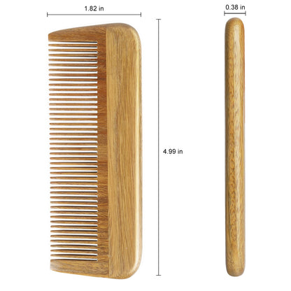 Onedor Green Sandalwood Comb | TRUE Shift Natural Hair Care Tool