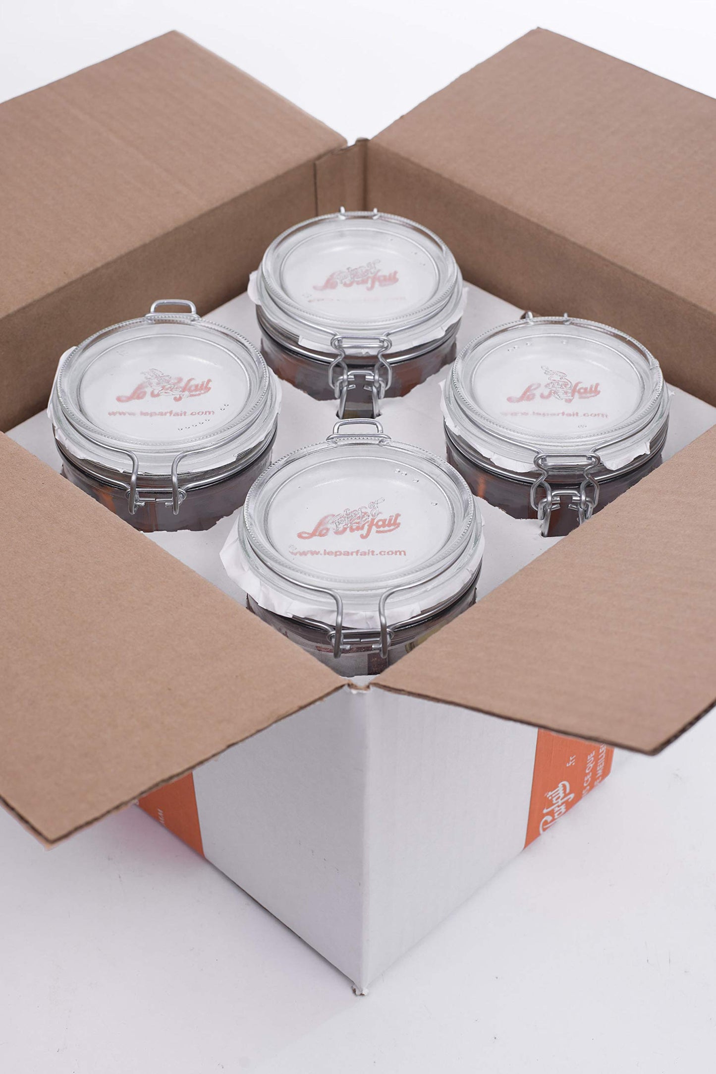 Le Parfait Super Terrine Jar - 4oz (Pack of 4) French Glass